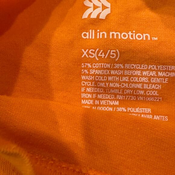 Bundle of All in Motion T-Shirts sz XS (4-5) Short Sleeve Tee Bundle - Picture 5 of 11